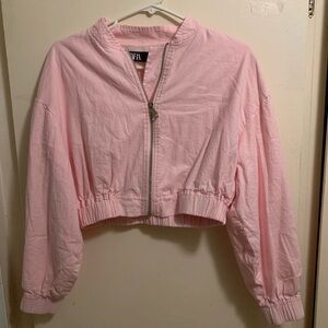 Zara Pink Bomber Jacket for Women